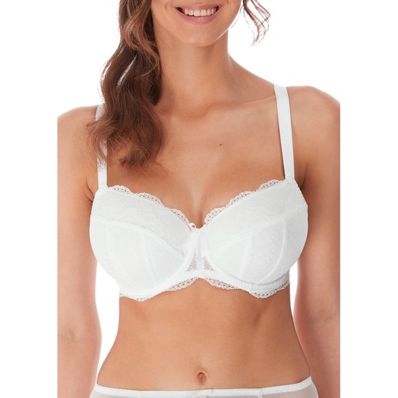 Freya - Fancies - White Padded Half Cup Bra - Picture 2 of 12